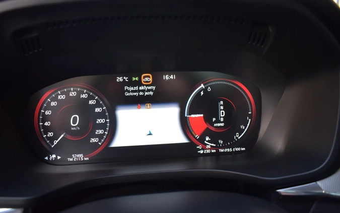 Volvo XC 60 cena 154000 przebieg: 57000, rok produkcji 2019 z Siedlce małe 781
